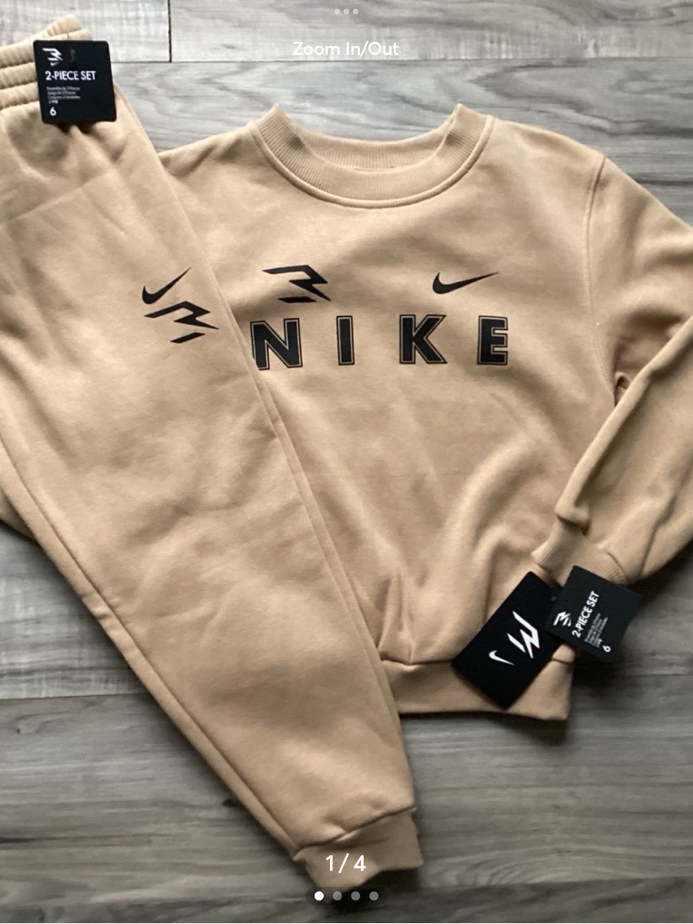 Nike boys sweatshirt & joggers set size 6(NWT) ~PRICE IS FIRM, NO OFFERS~